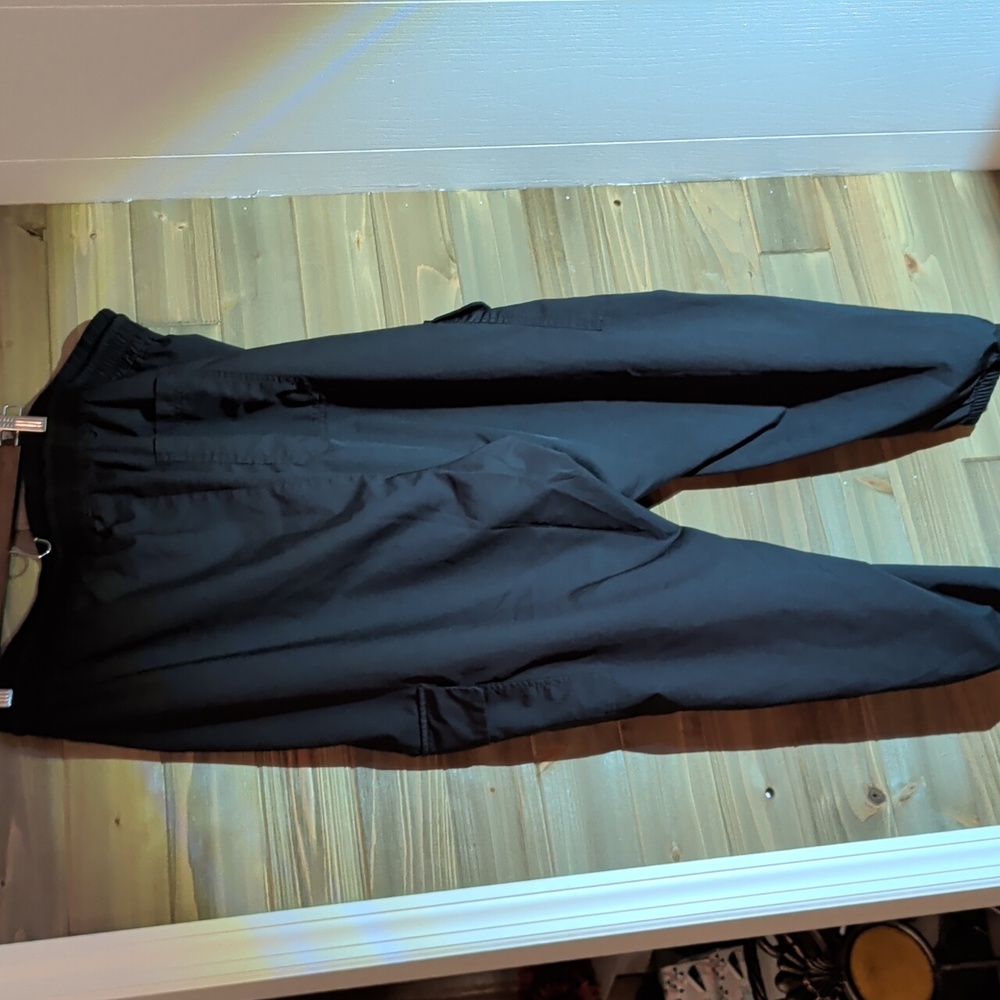 Source Unknown Black Men's Cargo Drawstring Pants - image 8